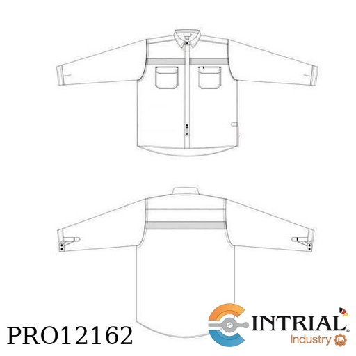 [CAM-NOR-TL-CL1-CAT2/9.0-KA-S] Camisa Antiflama, Talla L, Clase 1 , Categoria 2 , ATPV 9.0 cal/cm2