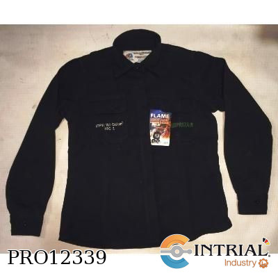 [CAM-NOR-TL-CL0-CAT2/10.1-N7-PR] Camisa antiflama , Talla L , Clase 0 , Categoria 2 ,  ATPV 10.1 cal/cm2