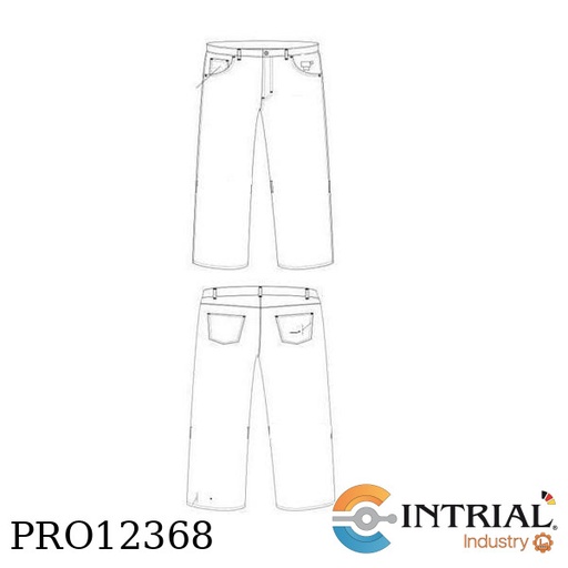 [PAN-DOB-T34-CL0-CAT3/31.2-N7-S] Pantalón Antiflama Talla 34, Clase 0 , Categoria 3 , ATPV=31.2 Cal/cl2