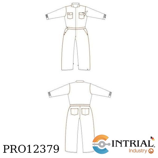 [OVE-DOB-TL-CL0-CAT3/31.2-N7-S] Overol Antiflama Talla L,Clase 0 , Categoria 3 , ATPV=31.2 Cal/cl2