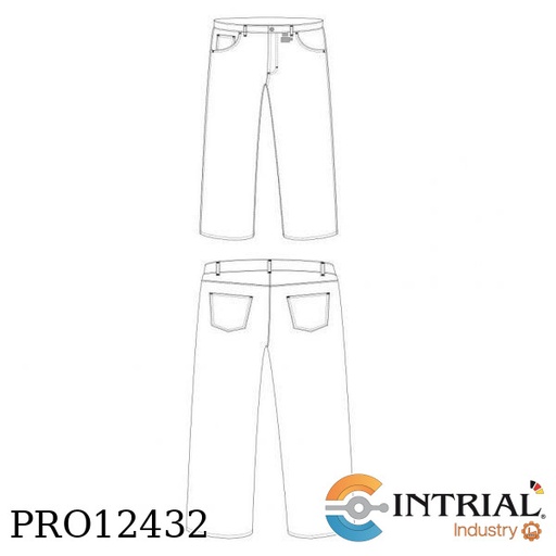 [PAN-NOR-T32-CL0-CAT2/10.1-N7-PR] Pantalón Normal de Verano Antiflama , Talla 32 , Clase 0 , Categoria 2 , TPV: 10.1 Cal/cm2