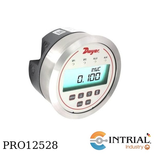[DH3-007] DIGIHELIC 3 DIFFERENTIAL PRESSURE CONTROLLERS, 0 to 10 in w.c, 32 to 140°F (0 to 60°C).