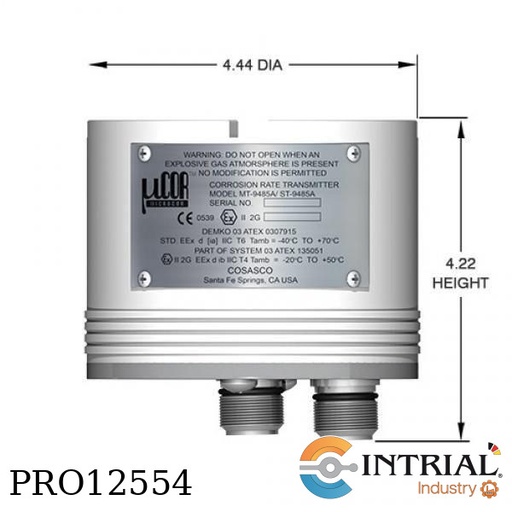 [MT-9485A(DM)] Microcor Transmitter RS-482 two wire