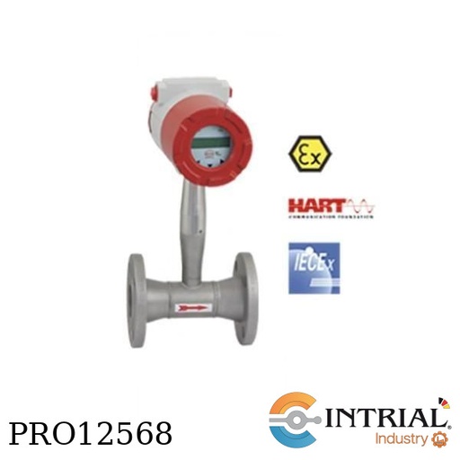 [DVH-T-40-1-S-L-A-H-S-0] Flujometro Tipo Vortex DVH, 1 1/2" Class 150, 4-20 mA, HART