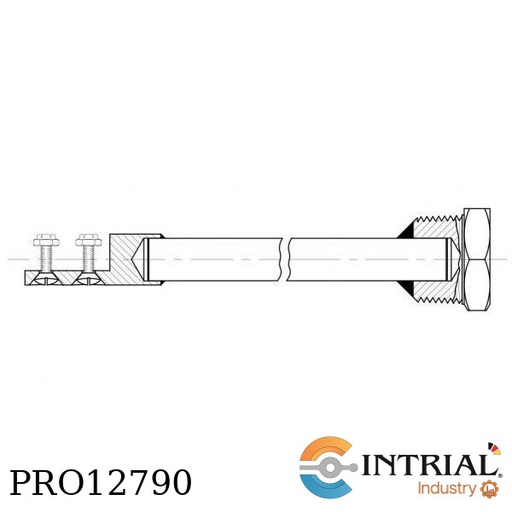 [629001-4-1] Portacupon Fijo 1" NPT, 4" Lenght
