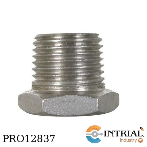 [A-2024-6] ​REDUCER BUSHING 304SS, 3/4" MALE X 1/2" FEMALE NPT