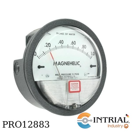 [2015] ​MAGNEHELIC - MANOMETRO PRESION DIFERENCIAL,  0 a 15 “ de agua, 1/8 NPT hembra