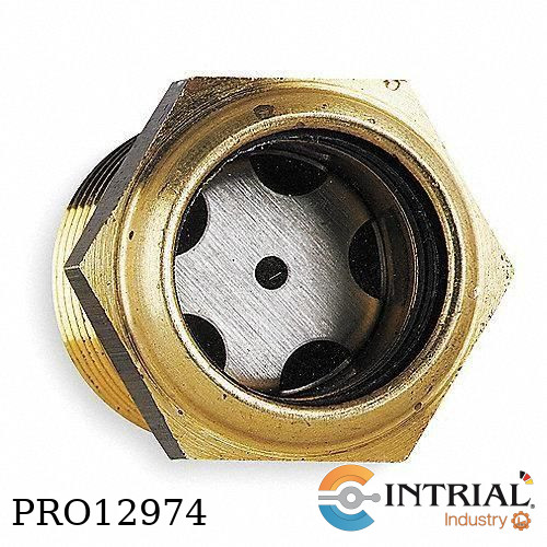 [PRO12974] Visor nivel 1 1/4" NPT, estrella, Bronce, Hexagonal