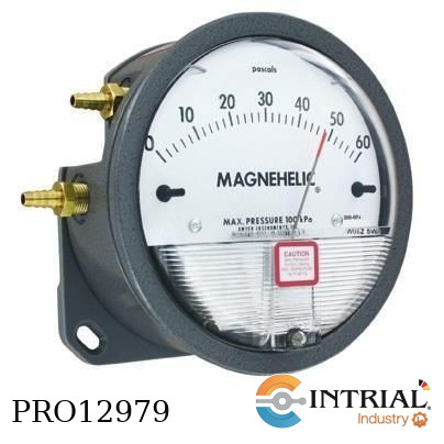 [2000-2KPA-AHU1] DIFFERENTIAL PRESSURE GAGES, 0 a 2 kpa, 4" (101.6 mm),  1/8" female NPT