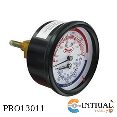 [TRI-100-25E] ​TRIDICATOR GAGE COMBINATION PRESSURE/TEMPERATURE GAGE, 0 to 100 psi (0 to 700 kPa), 1/4" back