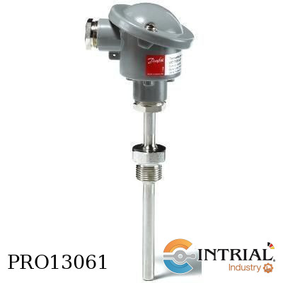 [084Z6168] Sensor de Temperatura PT100, -50 A 200C,, inserción 150mm, 1/2" NPT,