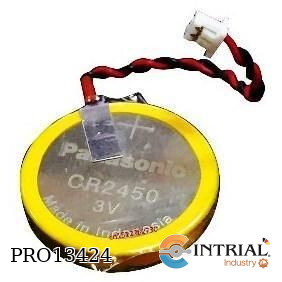 [CR2450-AFPX-BATT-FP-PLC] Panasonic CR2450 Batería con alambre