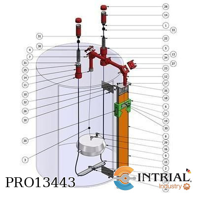 [4010(7.5m)] INDICADOR DE NIVEL REGLETA, 7.5 mt.