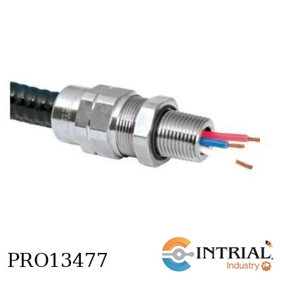 [TMC2-075A099] CONECTOR, Aluminio Con contratuerca