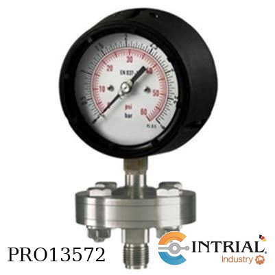 [RF130PGOeD602+MD30] MANOMETRO TIPO FENOLICO CON GLYCERINA,  ½ NPTM, 0 a 500 KPa