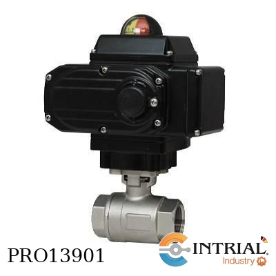 [WE01-EMD01-B] STAINLESS STEEL BALL VALVES,  316 SS 2-piece NPT.,  1” NEMA 4X, 220 VAC., 28” Hg – 1000 psi.