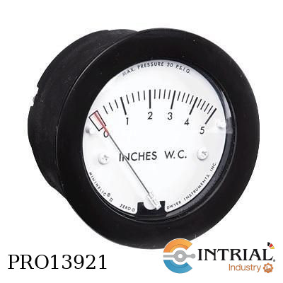[2-5003] MINIHELIC DIFFERENTIAL PRESSURE GAGE, 0 – 3.0”, ±5% of F.S. , -6.67 – 48.9 °C, 30 psi
