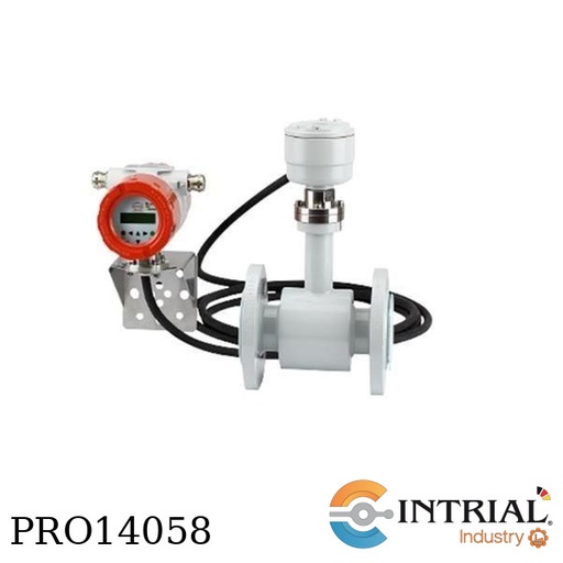 [EPS-H-203R-1-S-S-1-0+UMF2-A-1-1-G-0BK] Flujometro Electromagnetico EPS, 17.6 m3/h, 1" Class 150 RF, Hard Rubber, Electrodo St. St., HART