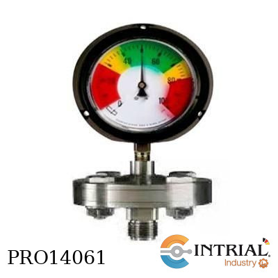[RF130PG-D102(0a20Bar)+MD30(31417W)] Manometro Fenolico, 60 psi, 1/2 NPT