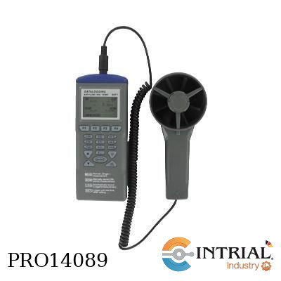 [9671] MULTI-FUNCTION VANE THERMO-ANEMOMETER, 1 x 1.8 (26 x 45 mm)., 9600 bps, 100 hours, -4 to 140°F (-20