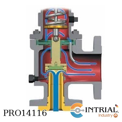 [1905-00PC-2-CC-MS-31-RF-LA] Safety Relief Valve, Líquidos,4” 150# RF X 6” 150# RF