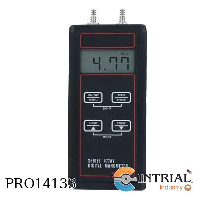 [477AV-3] HANDHELD DIGITAL MANOMETER, 0 to 200.00 in w.c.,  ±0.5% FS, 60 to 78°F, 1/8" (3.18 mm) or 3/16" (4.7