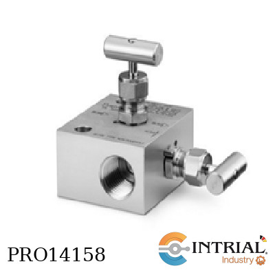 [SS-V2BF8] Válvula Manifold, 1/2 NPT, Inox