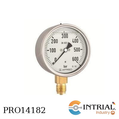 [RF100-I] Manometros, 4”(100mm), Max 60C, ½” NPT