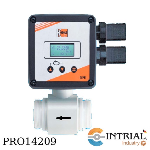 [DMI-2004-N20-B-3-0] Medidor de Flujo Inductivo Magnetico DMI, 0-100 L/min, 4-20 mA, 3/4" NPT