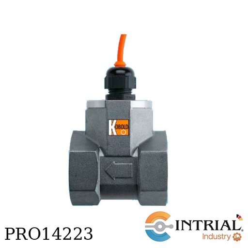 [DRB-1125-N9-F320] Medidor de Caudal Tipo Paleta Rotativa DRB, Laton, 30-350 L/min, 2" NPT